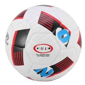 Balón de fútbol directo de fábrica de gama alta Logotipo personalizado Cuero de alta calidad para deportes y entrenamiento para fútbol promocional - Product Image 3