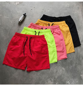 Streetwear personnalisé en gros Short uni décontracté pour hommes en polyester Short de course de jogging pour hommes - Product Image 6