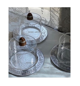 Wooden Dessert Serving Tray With <b>Glass</b> Cover Admirable Design <b>Cakes</b> Serving Tray With Cover For Home Hotel Use - Product Image 4