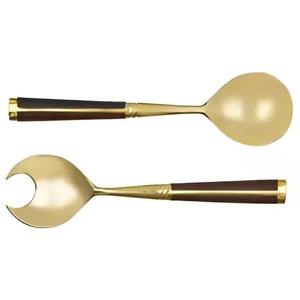 Ensemble de serveurs à salade faits à la main avec une qualité supérieure pour la vaisselle d'hôtel, la décoration de table et les accessoires de décoration de mariage - Product Image 3