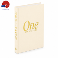 Carnet à couverture rigide en tissu A4 OEM, estampillé à chaud blanc, avec papier vierge premium 120 g/m²