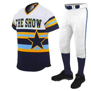 Venta al por mayor de calidad de encargo de la sublimación de béisbol Softball Jerseys Unisex transpirable ropa deportiva mejor conjunto uniforme para Tallas grandes - Product Image 2