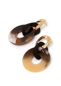 Best Price Eco-Friendly Buffalo Horn Stud <b>Earrings</b> with Pearl Fashion <b>Cuff</b> Design for Ladies' Weddings - Product Image 4