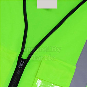 Chaleco de seguridad de diseño funcional para el personal terrestre del aeropuerto y uniforme profesional de mantenimiento ferroviario - Product Image 4