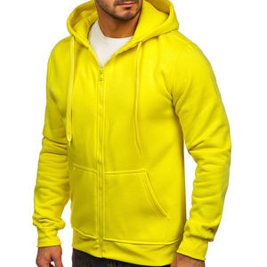Vente chaude hommes à capuche manches longues 100% coton respirant couleur unie opter pour bas quantité minimale de commande prix usine pour l'hiver adultes taille - Product Image 5