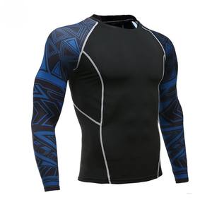 Rashguard de Poliéster para Fitness, Personalizado con Impresión, Transpirable, de Secado Rápido, para MMA, con Logotipo Personalizado, de Alta Calidad para Hombre, Servicio de Diseño Gratuito - Product Image 5