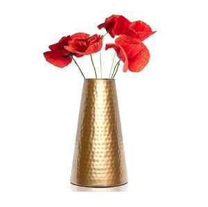 Vase à fleurs en laiton cristal au design et à l'aspect étonnants, aspect royal, élégant, brillant, laiton moderne, vase à fleurs - Product Image 4