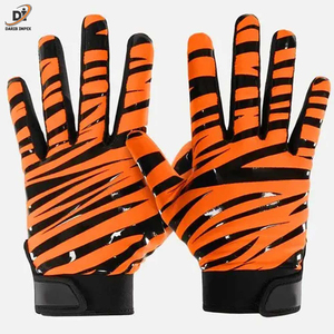 Guantes de fútbol americano impresos personalizados OEM Último estilo impermeable para deportes Precio caliente Oferta superior - Product Image 3