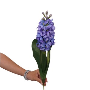 Fiori <span class=keywords><strong>di</strong></span> giacinto viola artificiale vero tocco in lattice giacinto per interni decorazione <span class=keywords><strong>di</strong></span> nozze festa a casa - Product Image 3