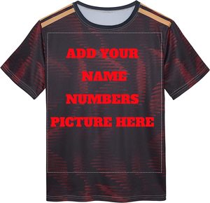 Camiseta de fútbol personalizada por sublimación de Brasil, calidad tailandesa - Product Image 2