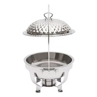 Plats chauffants de luxe en acier inoxydable doré au design moderne, personnalisables, vente en gros, modèle TCA, marque TCA, modèle TCACD63, pour usage en restauration