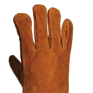 ถุงมือเชื่อมหนังหนาแบบสั่งทำถุงมือป้องกันงานกันลื่นระบายอากาศได้ดีฟังก์ชั่นป้องกันไฟ - Product Image 6