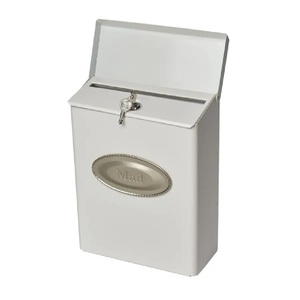 Boîte aux lettres murale en acier galvanisé, meilleur prix, OEM ODM, design moderne et luxueux, serrure Tediton, durable, intelligente, en métal, pour l'extérieur, pour la maison - Product Image 5