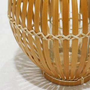 Artex Dong Thap Rattan <b>Lantern</b> <b>Candle</b> <b>Holder</b> Vintage Decorative Hanging Light for Indoor and Outdoor Use - Product Image 3