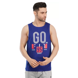 Hommes décontracté Sport Stringer débardeur couleur unie à la mode sans manches conception prix de gros BD qualité d'exportation - Product Image 5