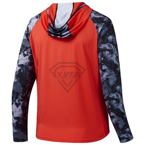 Chemise de pêche à manches longues personnalisée avec protection UV pour hommes, col montant sublimé, sweat à capuche de pêche, meilleure qualité avec service OEM - Product Image 3