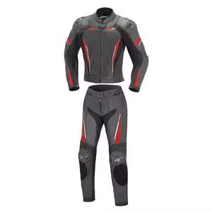 Trajes de Motociclismo de Cuero Personalizados de Alta Calidad para Hombre, Transpirables, con Bloques de Color, Equipo de Protección de 440g para Todas las Temporadas - Product Image 5