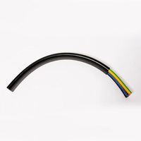 H07VVH6-F flexible pvc câble plat câble électrique d'alimentation 4 noyaux 16mm2 câble de cuivre de contrôle de palan plat pour grue