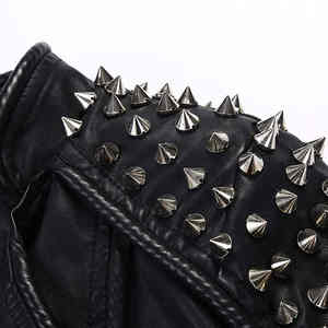 Vente en gros de vestes en cuir pour femmes vestes de motard décontractées à la mode vêtements d'extérieur stylés fourniture directe d'usine OEM ODM - Product Image 5