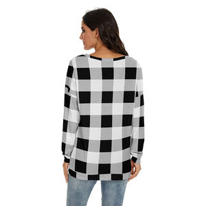 Chemises de survêtement à manches longues pour dames coton imprimé par sublimation conceptions décontractées vêtements d'hiver chemises de survêtement de créateur chaudes - Product Image 5