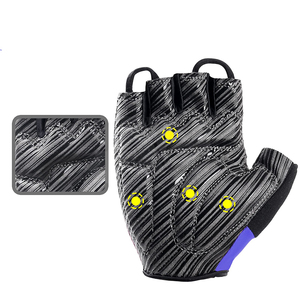 Calidad superior transpirable al por mayor personalizado medio dedo guantes de ciclismo Pakistán precio barato hombres mujeres guantes de ciclismo - Product Image 3