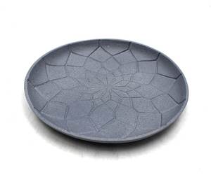 Plato de aluminio de Venta caliente con plato de color níquel áspero para decoración y vajilla hecho a mano a granel - Product Image 5