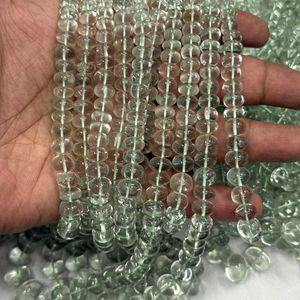 Perles Rondelles Lisses en Améthyste Verte de Haute Qualité, 6mm à 12mm, pour la Fabrication de Bijoux – Plus de 50 Ans d'Expérience – Jaipuri Gems - Product Image 2
