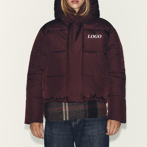 Women High Quality Material Puffer Jackets Breathable Best Selling Cheap Price Hot Sale 2025 Puffer Jackets For Women - Product Image 1