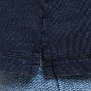 Vêtements de rue personnalisés pour hommes, poids lourd 100% coton délavés à l'acide, surdimensionnés et respirants, col en O, impression longue, manches courtes, vêtements de rue solides à l'avant - Product Image 6