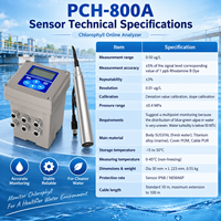 Ensemble de capteurs et transmetteurs de surveillance pour étangs aquacoles d'eau douce PCH-800A, système de surveillance de la chlorophylle