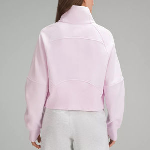 Sudadera de Mujer con Cierre de Cremallera de un Cuarto, Ligera, de Secado Rápido, Calidad Premium, Hecha a Medida, 100% Algodón, con Impresión de Logotipo - Product Image 2