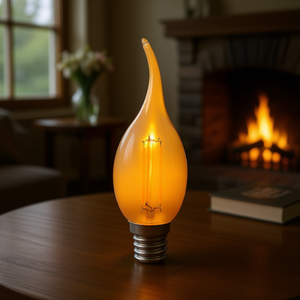 VELA LED E14 Fil.4W Ambre Bougies LED sans Flamme et Bougies LED Régulières - Product Image 3