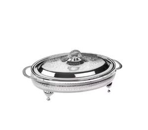 Couvercle de casseroles classiques en acier inoxydable poli de haute qualité serveur de chauffe-aliments écologique durable pour les cuisines Hotpot pour - Product Image 2