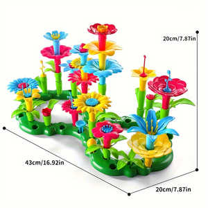 <span class=keywords><strong>BABYHOME</strong></span> ชุดของเล่นเสริมพัฒนาการ STEM 91 ชิ้น ของเล่นเด็กก่อนวัยเรียน ชุดประกอบสวนดอกไม้ ของขวัญวันเกิด - รูปทรงต้นไม้ - Product Image 4