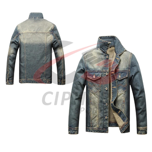 Nuevo precio de fábrica de moda Color negro Chaqueta de mezclilla a prueba popular Secado rápido Calidad superior Hombres Chaqueta de mezclilla para hombres - Product Image 6