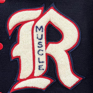 High Quality OEM Custom Leather Sleeve Chenille Embroidery Bomber Flight Baseball Team Vintage Letterman Varsity Jacket for Men - Product Image 3