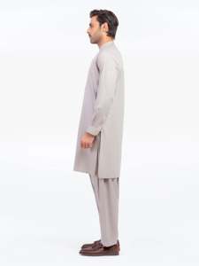 Salwar Kameez Classique Élégant pour Hommes Pakistanais, Robe Traditionnelle Musulmane pour Mariage, Eid, Tenue de Bureau Quotidienne - Product Image 3