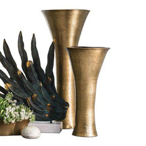 แจกันตอกสีทองโบราณคุณภาพพรีเมียมสำหรับตกแต่งพื้นบ้านและงานแต่งงานแจกันและกระถางตกแต่งพื้น - Product Image 1