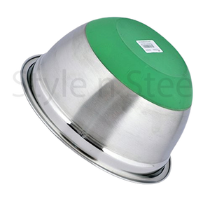 Bol mélangeur en acier inoxydable avec base antidérapante Bol de service - Product Image 2