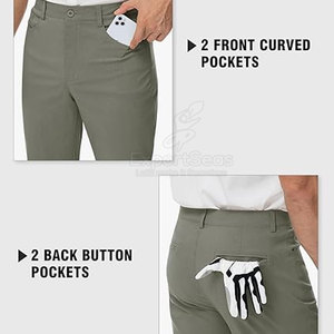 Nouvelle arrivée bas prix hommes pantalon de golf bonne qualité couleur personnalisée hommes pantalon de golf adultes portent hommes pantalon de golf - Product Image 4