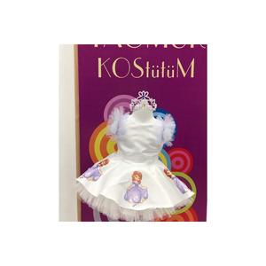 Costume da festa per il vestito di compleanno della ragazza stampata da principessa Sofia