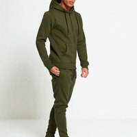 Nouvel Arrivage Survêtement de Sport Hiver Homme Lourd et Chaud Haute Qualité 2 Pièces Imprimé Respirant Grande Taille Réversible Séchage Rapide 360g