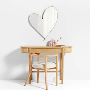 Miroir mural durable à vendre, avec un design de cœur antique, couleur et taille personnalisées pour la décoration murale et les salles de bain - Product Image 2