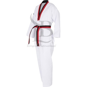 ชุดเทควันโดผ้าที่มีน้ำหนักเบาเพิ่มความสบายและสไตล์ดั้งเดิมสำหรับการฝึกซ้อมและการปฏิบัติงานตามสั่ง - Product Image 6