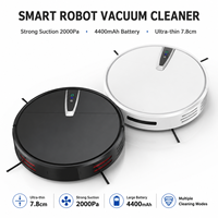 Robot aspirateur intelligent Yuanyi avec aspiration de 2000 Pa, fonction humide et sèche, recharge automatique, moteur sans balais