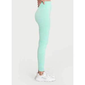 High Waist Seamless Yoga <b>Leggings</b> Mint Green Four Way Stretch Full Length Sports Tights for <b>Women</b> High Waist - Product Image 3