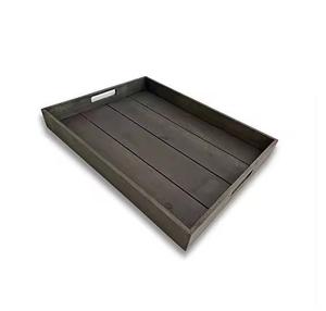 Bandeja de madera para servir Acacia, decoración del hogar de grado alimenticio, pieza de diseño Vintage para producto de gran oferta - Product Image 3