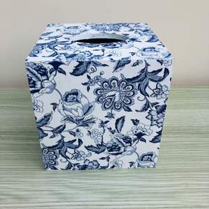 Artistic Printed MDF Tissue <b>Box</b> For Home Decor Featuring <b>Floral</b> Motifs To Brighten Any Tabletop Instantly - Product Image 2
