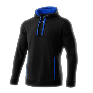 Sudadera con capucha y cremallera completa de poliéster con logotipo personalizado, sudaderas con bordado suave y grueso, respetuoso con el medio ambiente, invierno, hombres y mujeres - Product Image 4