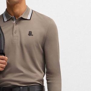 ผ้าเจอร์ซีย์พิมพ์ลายตามสั่งสำหรับเสื้อเชิ้ตผู้ชายแบบลำลอง ระบายอากาศได้ดี ผลิตจากใยไผ่ ติดกระดุมสองเม็ด ขายส่ง - Product Image 6